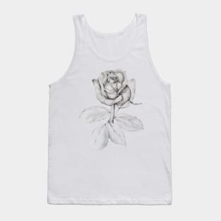 Rose Drawing Tank Top